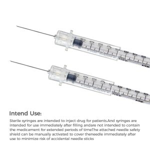 Sterile Safe Syringes for Single Use (Shielded-Needle)