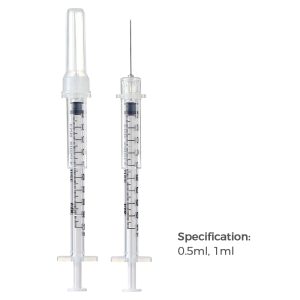 Sterile Safe Syringes for Single Use (Shielded-Needle)