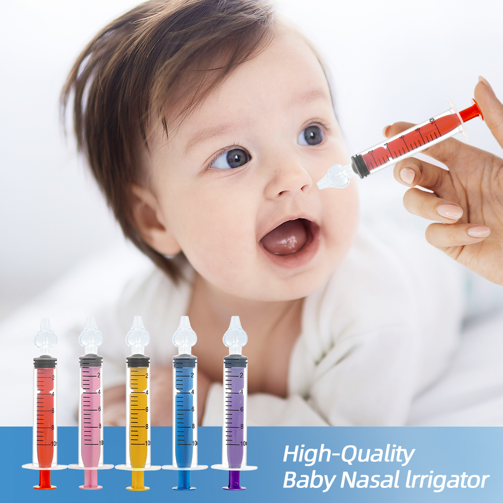 10ml Colored Baby Nasal Irrigation Syringe Kdl